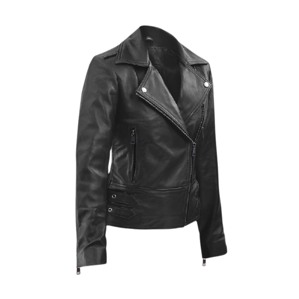 Scarlett Johansson's Black Widow Leather Jacket