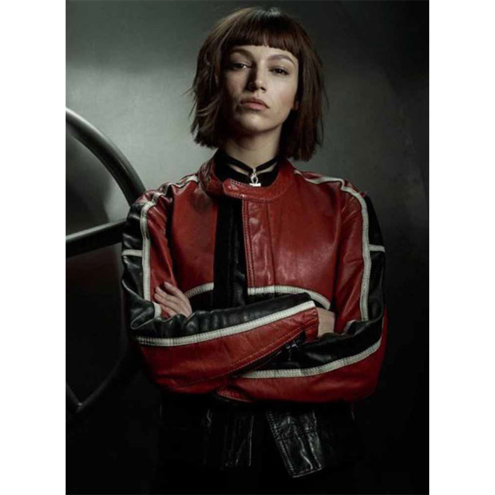 Ursula Corbero Money Heist Leather Jacket