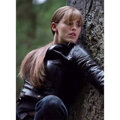 Jennifer Garner Elektra Leather Jacket