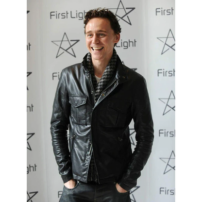 TOM HIDDLESTON LEATHER JACKET