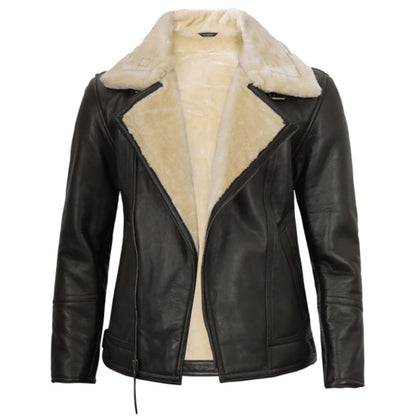 Black Alpha Shearling Jacket