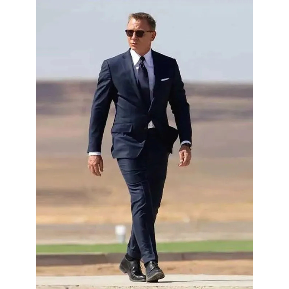 James Bond Spectre Daniel Craig Navy Blue Blazer