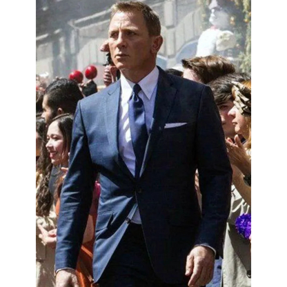 James Bond Spectre Daniel Craig Navy Blue Blazer