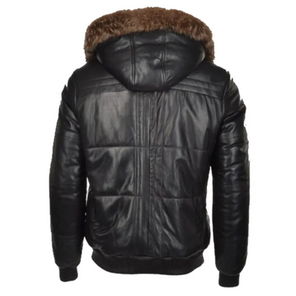 Black Wolf Shearling Jacket