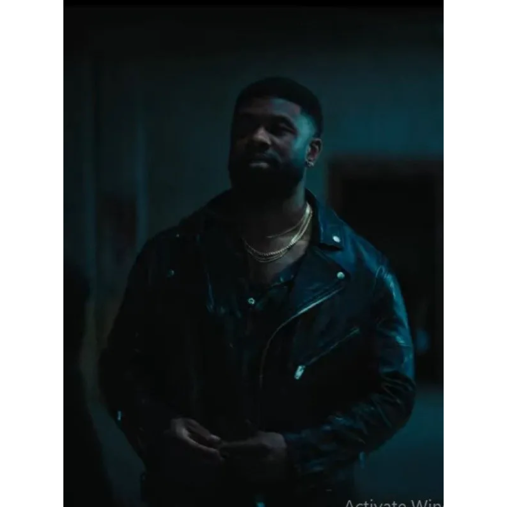 Trevante Rhodes Mea Culpa Leather Jacket