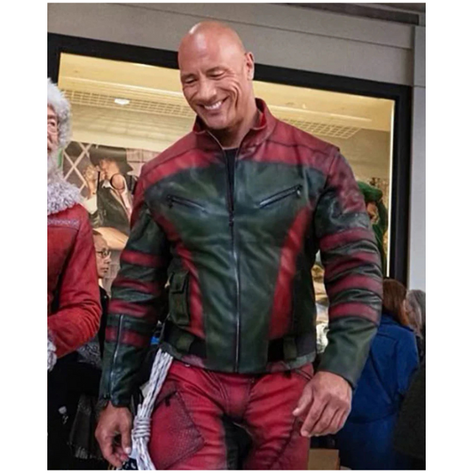 Red One Dwayne Johnson Leather Jacket