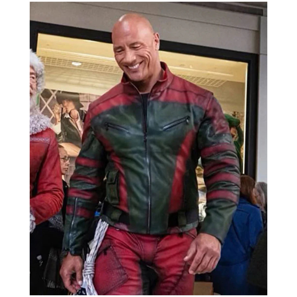 Red-One-Dwayne-Johnson-Leather-Jacket