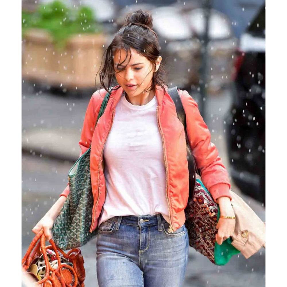 Selena-Gomez-A-Rainy-Day-in-New-York-Chan-Bomber-Jacket