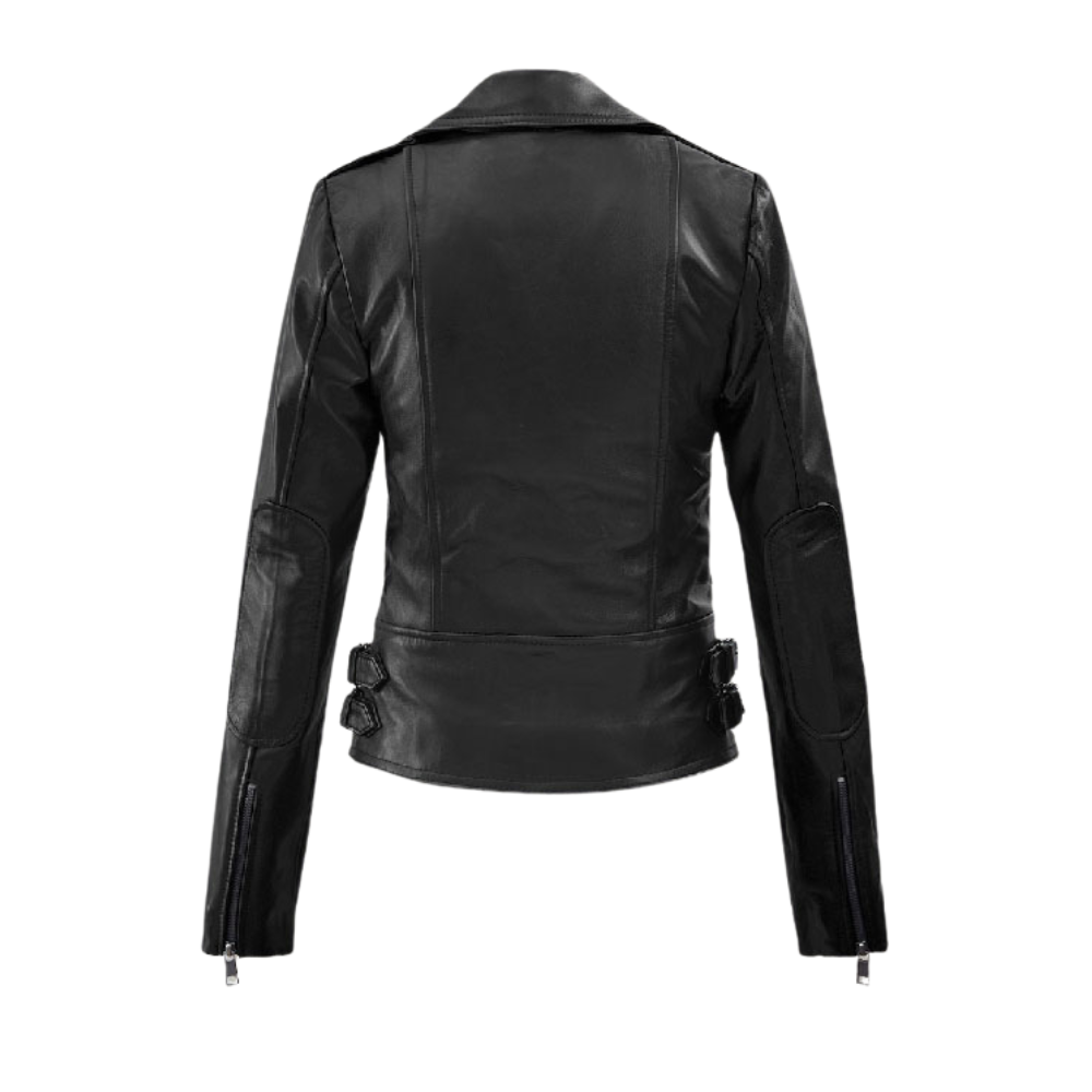 Scarlett Johansson's Black Widow Leather Jacket