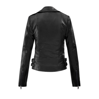 Scarlett Johansson's Black Widow Leather Jacket