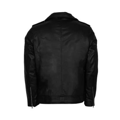 Elvis Presley Brando Biker Leather Jacket