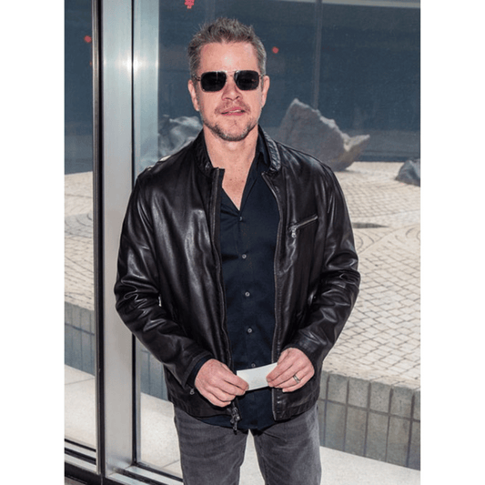 Matt Damon Leather Jacket