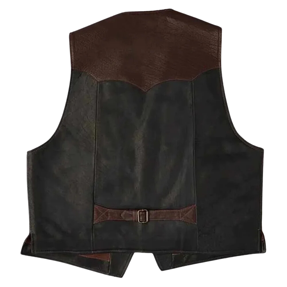 Brack Buffalo Leather Vest