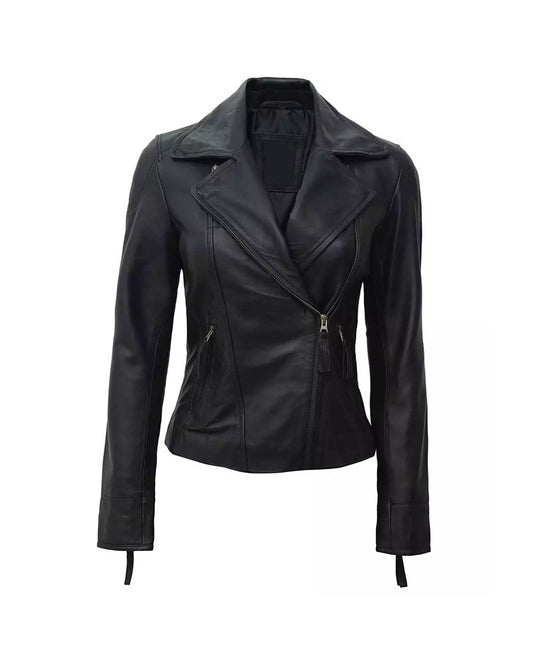 Genuine Black Biker Jacket