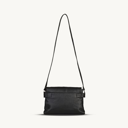 Black Allure Flap Crossbody