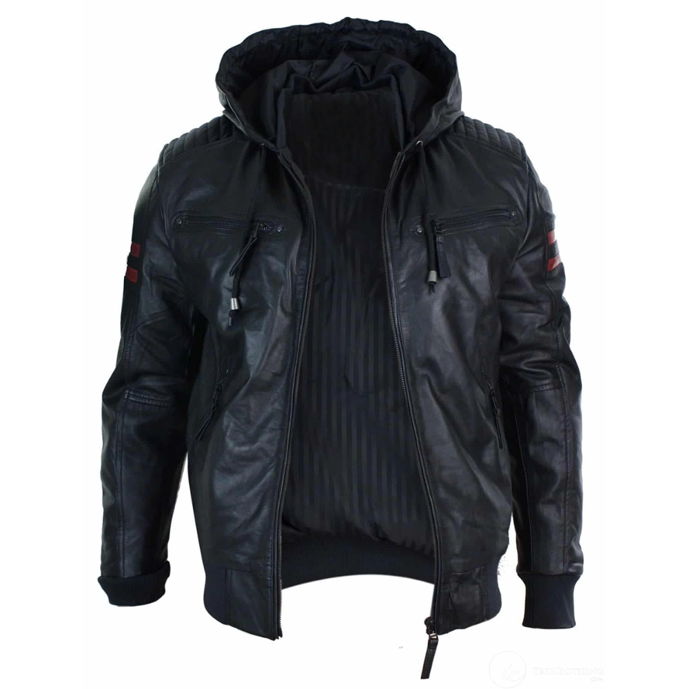 Black Dagger Hooded Jacket