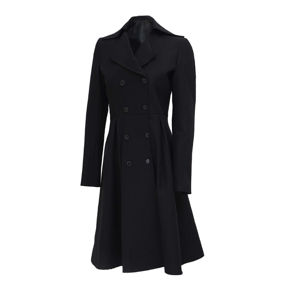 Black Double-Breasted Heritage Coat