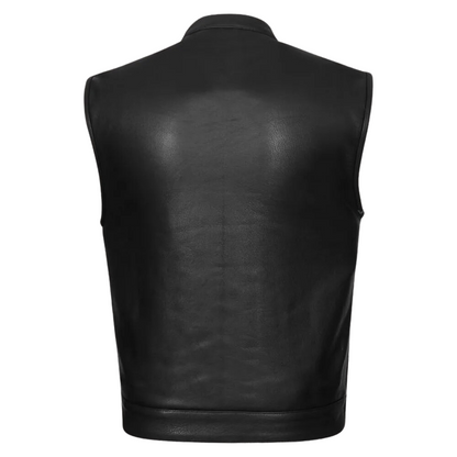 Black Fury Biker Vest