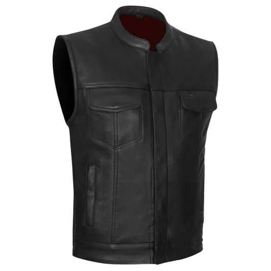 Black Fury Biker Vest