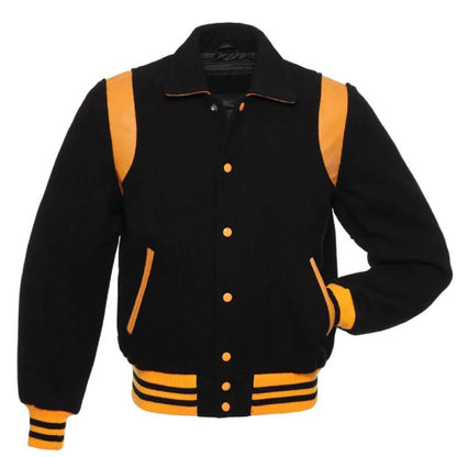 Black Gold Elite Varsity Jacket