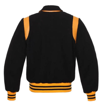 Black Gold Elite Varsity Jacket