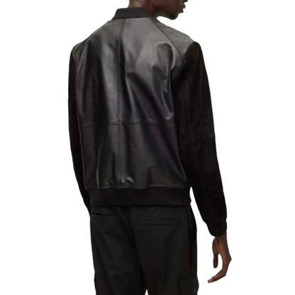 Black Inferno Bomber Jacket