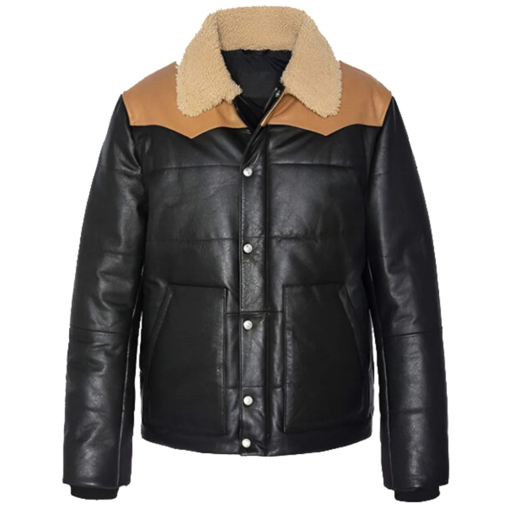 Black Kodiak Faux Shearling Jacket