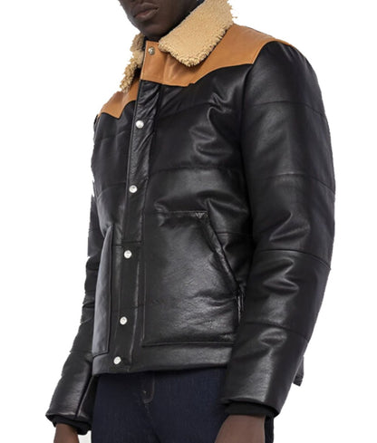 Black Kodiak Faux Shearling Jacket