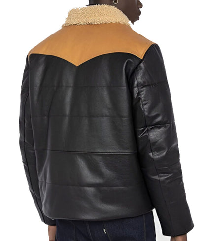 Black Kodiak Faux Shearling Jacket