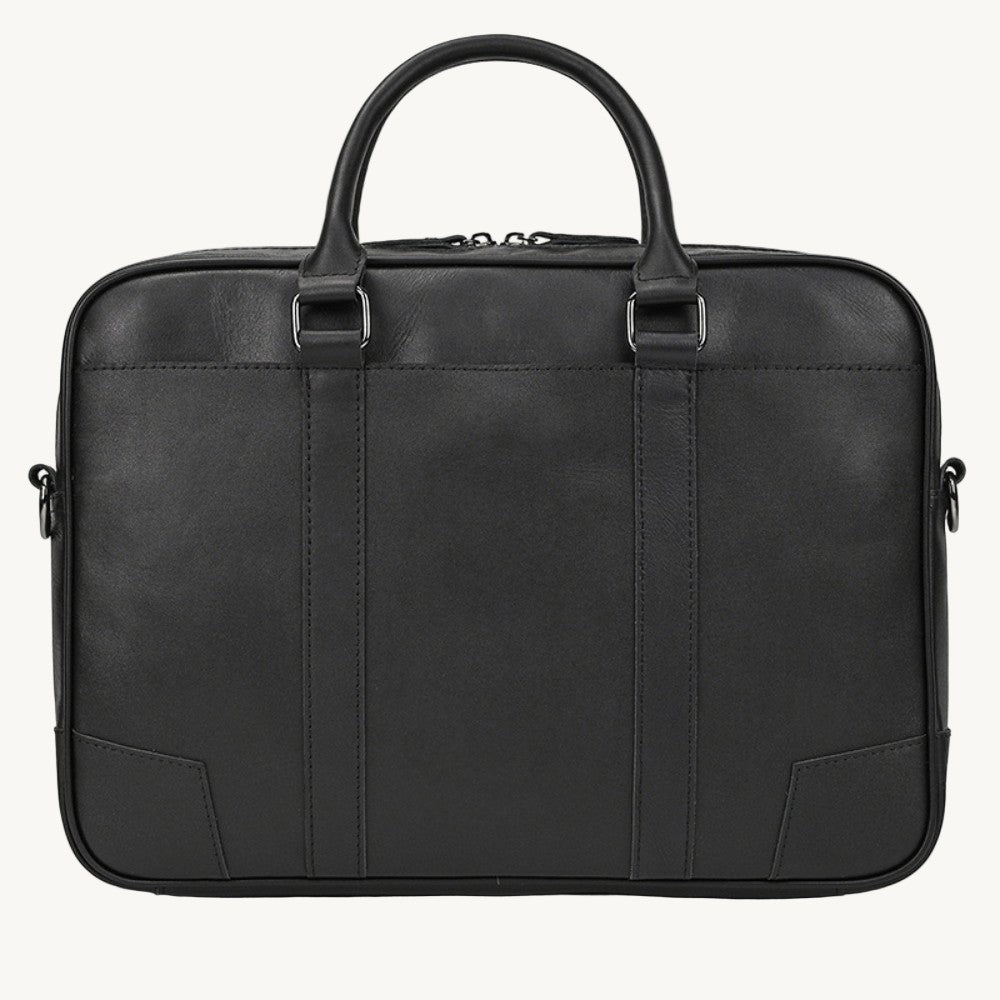 Black Leather Executive Briefcase