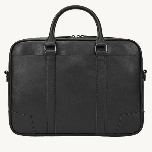 Black Leather Executive Briefcase