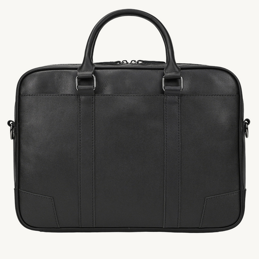 Black Leather Executive Briefcase