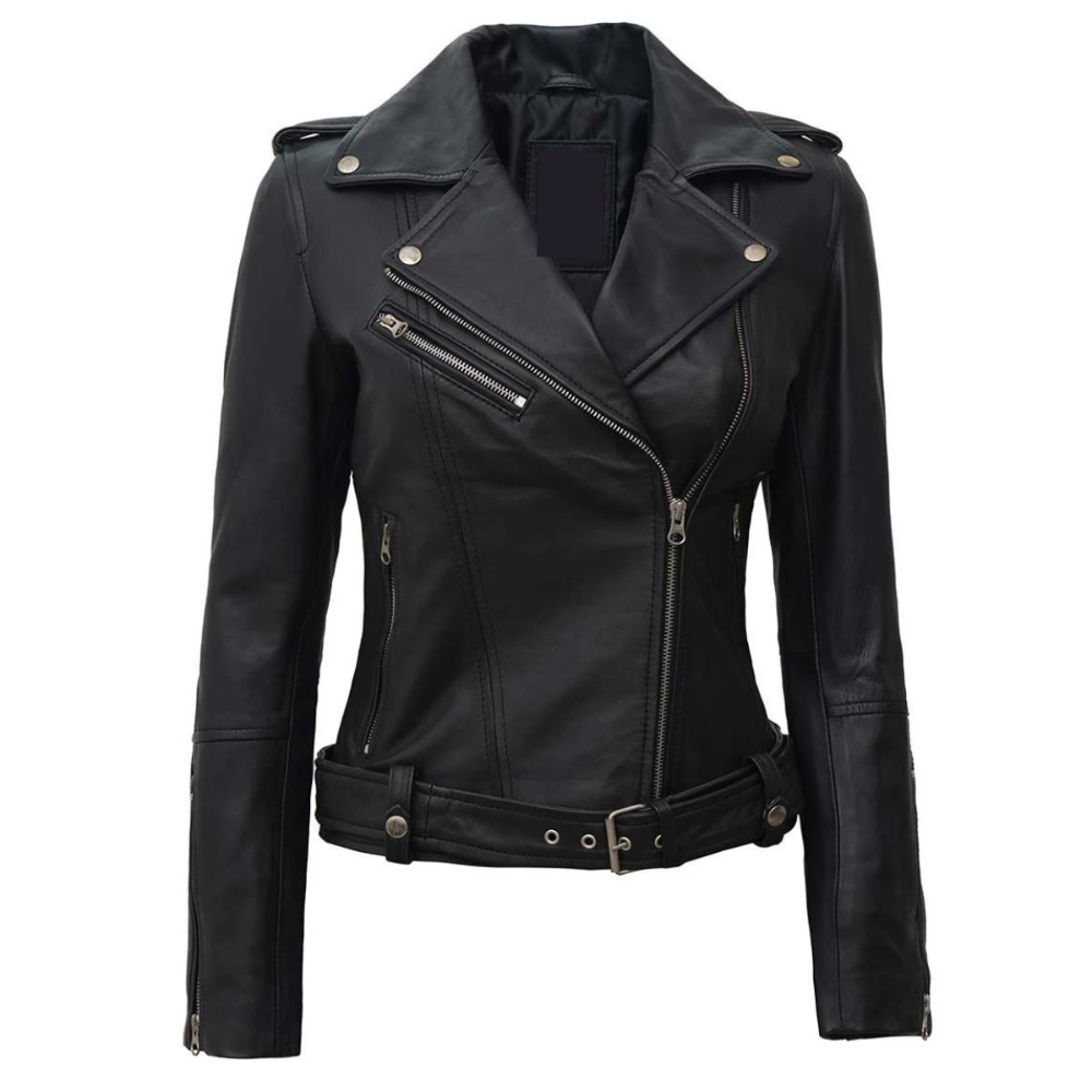 Black Mystique Biker Jacket