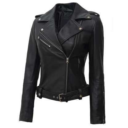 Black Mystique Biker Jacket