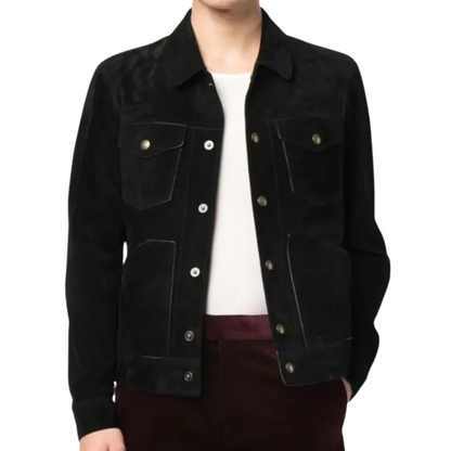 Black Onyx Suede Jacket