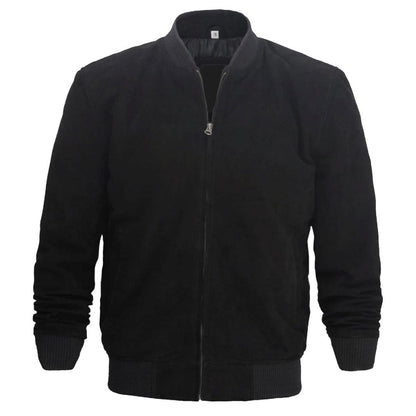 Black Raven's Wing Suede Jacket