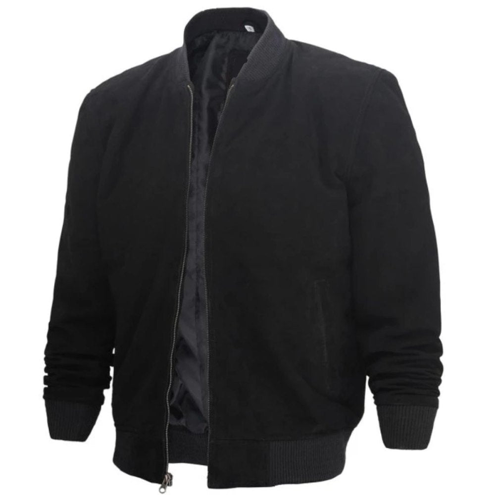 Black Raven's Wing Suede Jacket