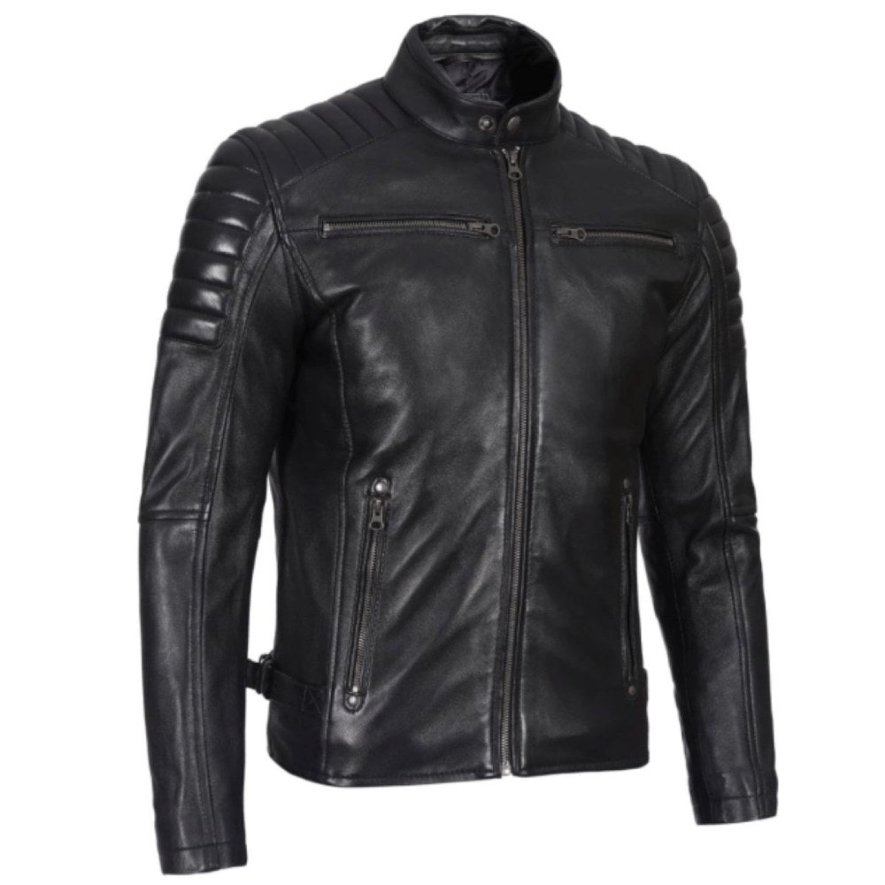 Black Reaper Biker Jacket
