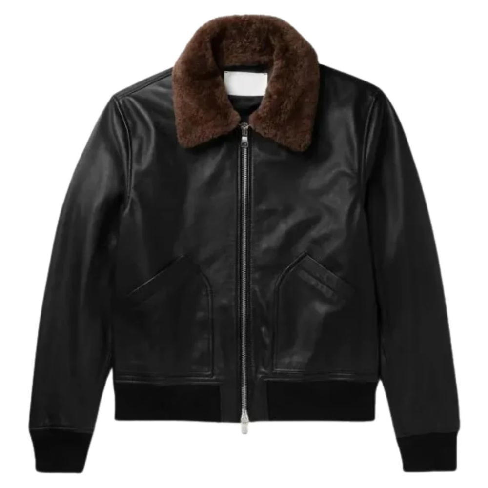 Black Rogue Faux Shearling Jacket