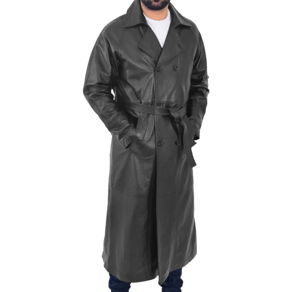 Black Sentry Trench Coat