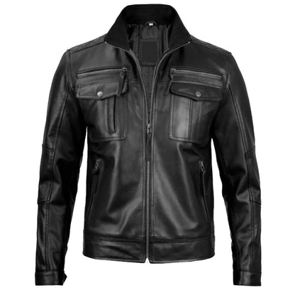 Black Shadow Cruiser Biker Jacket