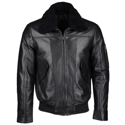 Black Stealth Strider Bomber Jacket