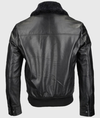 Black Stealth Strider Bomber Jacket