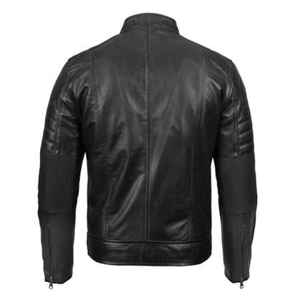 Black Valor Biker Jacket