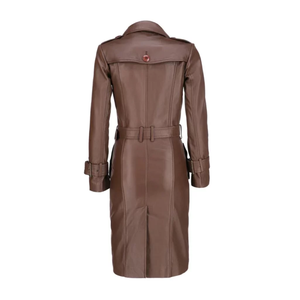 Brown Astral Trench Coat