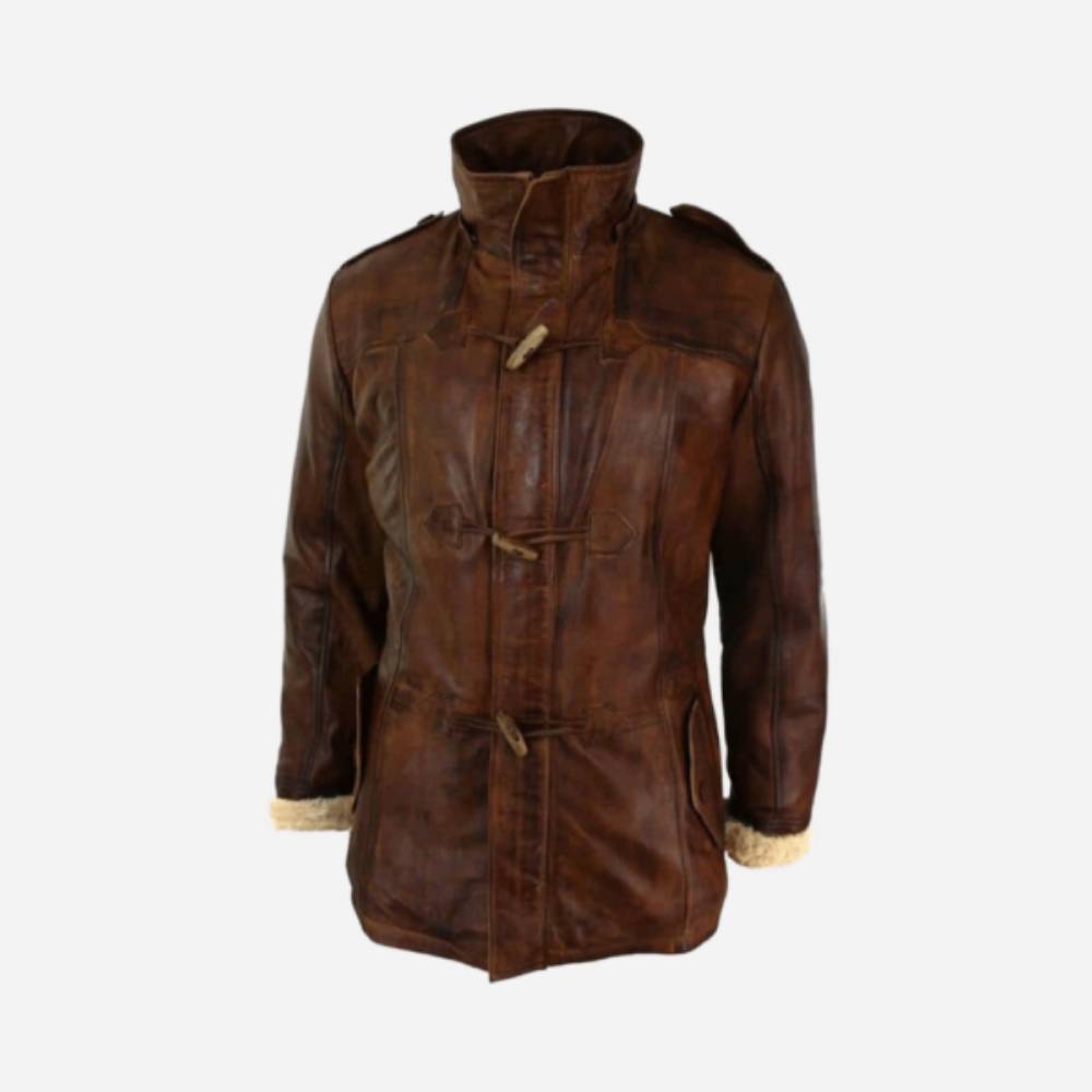 Brown Coyote Hooded Jacket