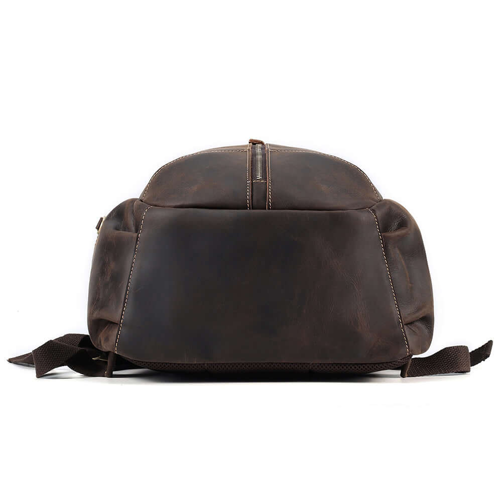 Brown Damrie Leather Backpack