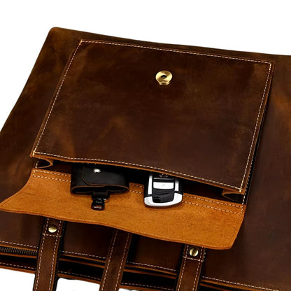 Brown Juggernaut Vintage Tote