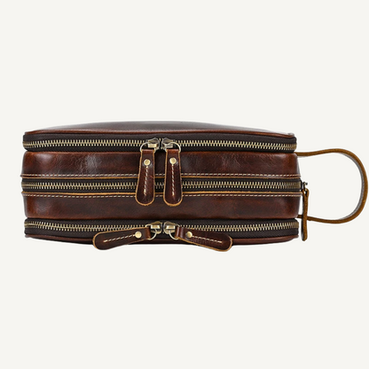 Brown Luxe Toiletry Bag