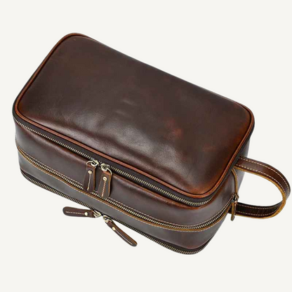 Brown Luxe Toiletry Bag